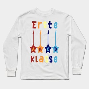 1. Klasse ABCD Rock T shirt Long Sleeve T-Shirt